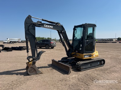 2016 John Deere 35G Mini escavatore
