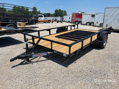 2025 Double A Trailers 14 ft S/A Utility Trailer