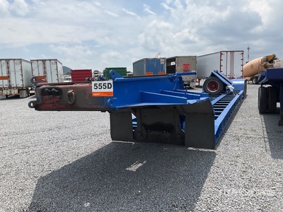 1989 Talbert T3DW-50-HRG-RA-T1 50 ton Quad/A Removable Gooseneck Cama Baja / Low Loader