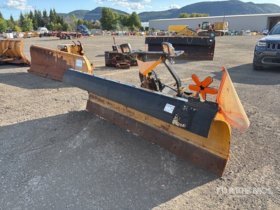 2009 Fisher 9 ft Hydraulic Reversing Snow Plow - Fits Truck