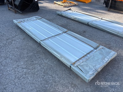 Quantity of (100) 2025 SKLP SKL100 Galvalume Steel Sheets معدات بناء متنوعة (Unused)