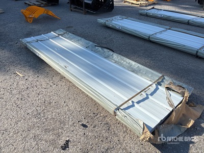 Quantity of (100) 2025 SKLP SKL100 Galvalume Steel Sheets معدات بناء متنوعة (Unused)