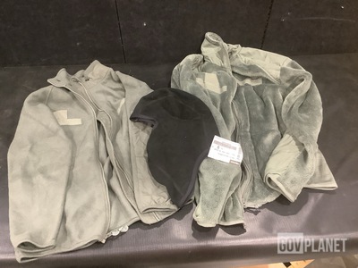 (6) Outdoor Research Balaclava, (32) Cold Weather Jackets & Assorted Items