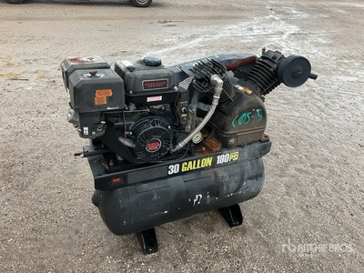 Skid-Mounted 30 gal Air Compressor