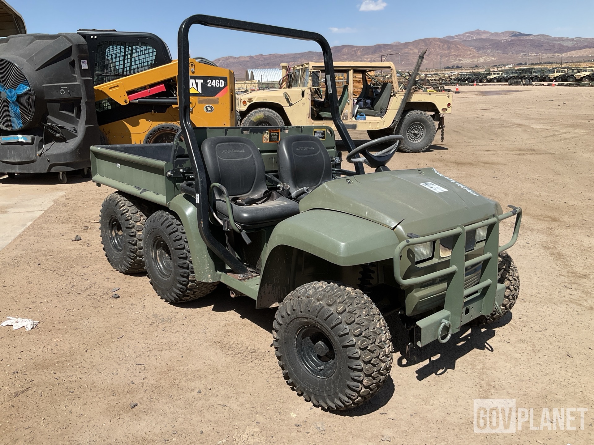 Surplus John Deere Gator 6x4 Utility Vehicle in Yermo, California