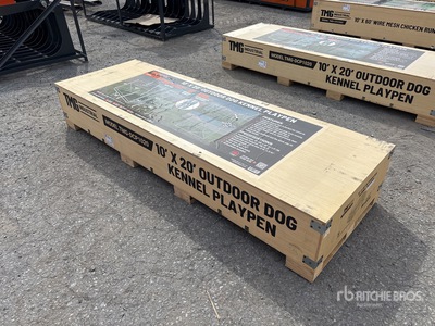 TMG DCP1020 10 ft x 20 ft Outdoor Dog Kennel (Unused)