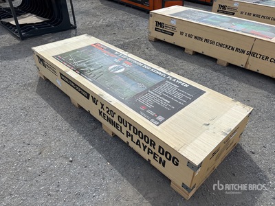 TMG DCP1020 10 ft x 20 ft Outdoor Dog Kennel (Unused)