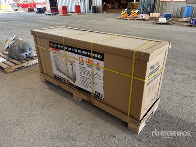 TMG WB7215S 72 ft 15-Drawer Workbench (Unused)
