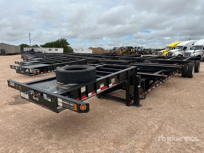 2020 Fontaine HADCC42WSA Spread Axle T/A Sand Box Container Trailer