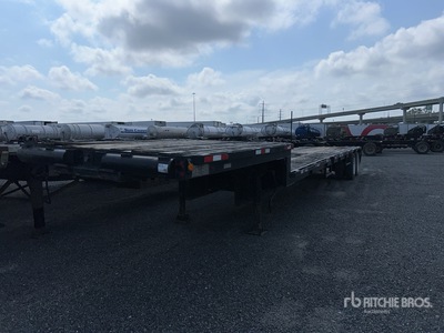 1991 Trailmobile F731-7EEH 41 m T/A Single Drop Rimorchio a pianale