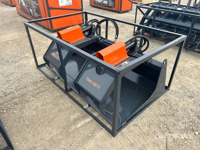 TMG GB72 72 in Skid Steer Grapple Bucket (Unused)