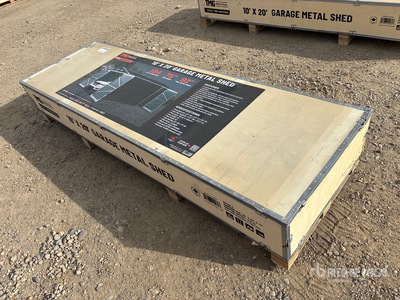 TMG MS1020A 10 ft x 20 ft Metal Shed (Unused)