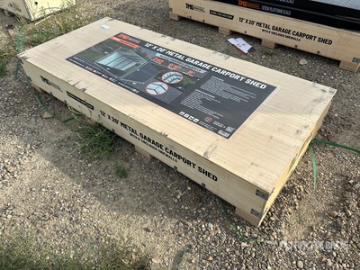 TMG MSC1220F 12 ft x 20 ft Metal Carport (Unused)