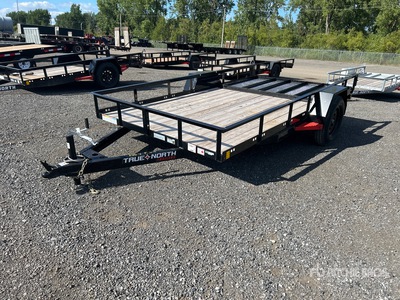 2025 True North 12 ft S/A Utility Trailer (Unused)