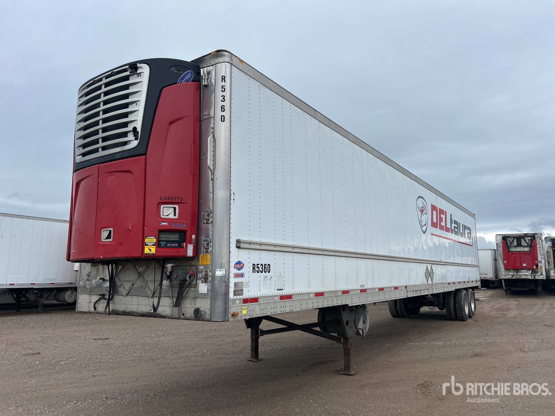 2015 Utility 3000R 53 ft x 102 in T/A Refrigerated Trailer (Inoperable)