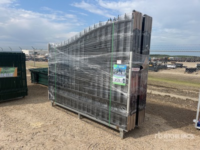 Quantity of (6) 2025 Suihe NG-20H-6 20 ft x 7 ft 10 in Wrought Iron Bi-Parting Driveway Gate (Unused)