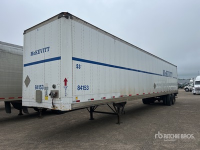 2011 Stoughton AVW-535T-S-C-AR 53 ft x 102 in T/A Van Trailer