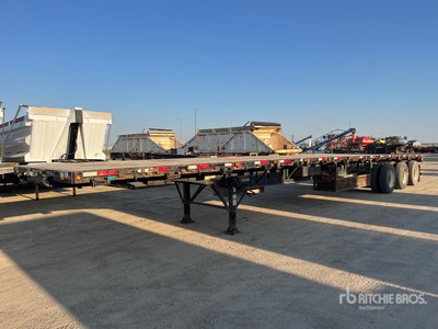 2012 Lode King 53 ft Tri/A Flatbed Trailer