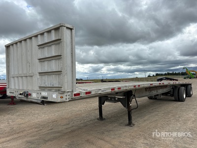 2015 Manac 48 ft T/A Flatbed Trailer