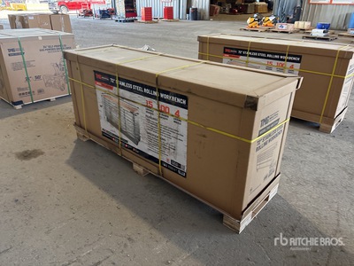 TMG WB7215S 72 ft 15-Drawer Workbench (Unused)