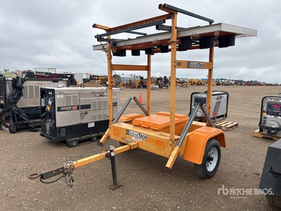 2015 Solar Tech AB-0715 Solar Tablero de señalización