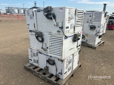 Quantity of (9) L.B. White TS080 80000 BTU DF Space Heater