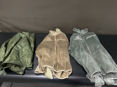 (67) Cold Weather Jackets, (24) Cold Weather Coat Liners & Assorted Items