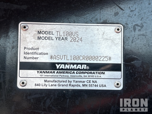 MINI CARGADOR SOBRE ORUGAS 2024 YANMAR TL100VS