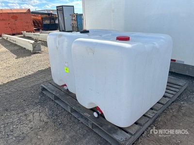 Quantity of (2) 1000 L Polyethylene Food Grade Bulk Totes