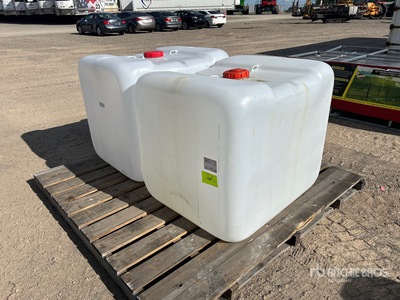 Quantity of (2) 1000 L Polyethylene Food Grade Bulk Totes