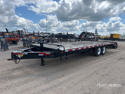 2017 Homebuilt 24 ft T/A Equipment Trailer
