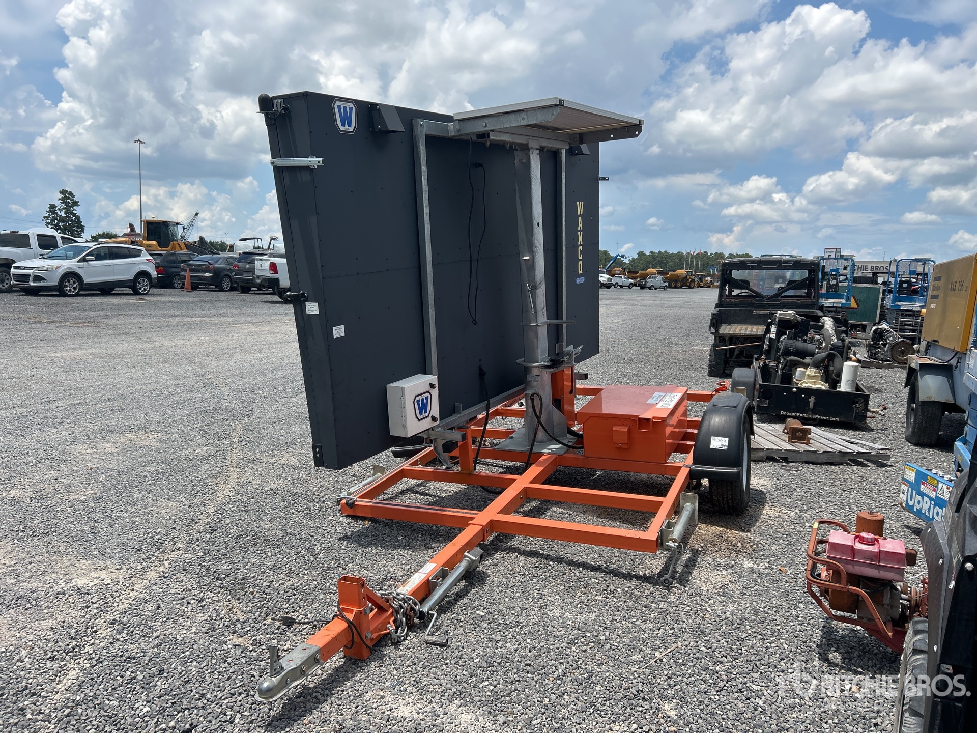 2021 Wanco WTMMB Solar Message Board (Inoperable)