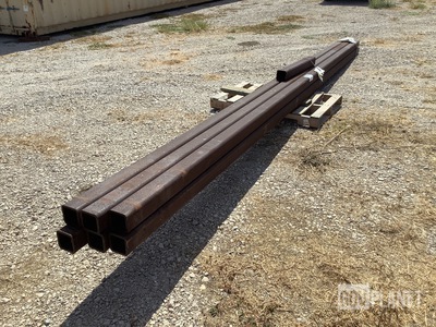 (123') of 4" x 4'" x 3/8" Thick Wall Metal Tubes
