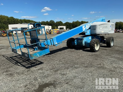2014 (unverified) Genie S60X 4WD Diesel Telescopic Boom Lift