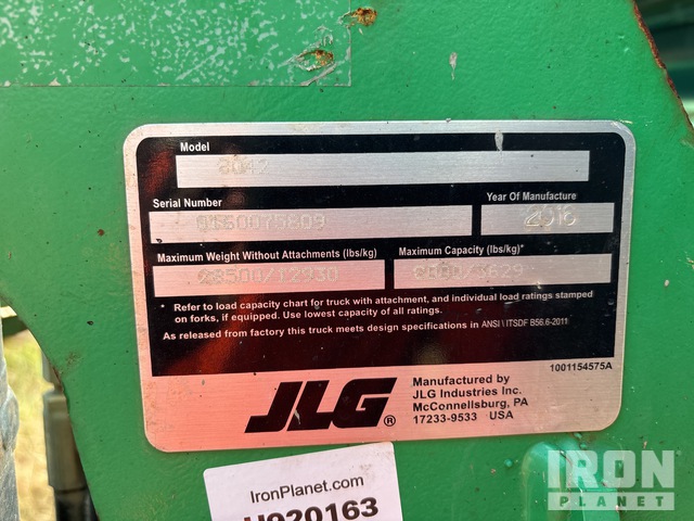 MANIPULADOR 2016 JLG