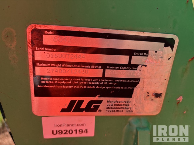 MANIPULADOR 2015 JLG