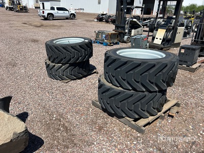 Quantity of (4) 445/50D710 Tires - Fits Telehandler