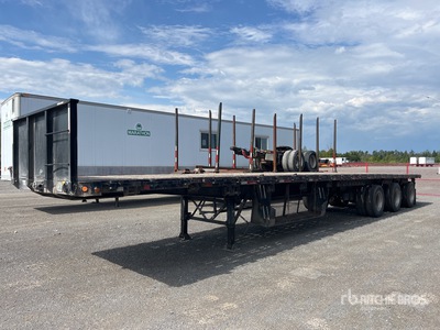 1997 Manac 48 ft Tri/A Flatbed Trailer