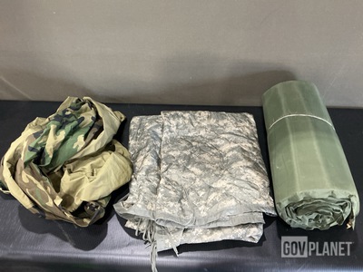 (47) Wet Weather Poncho Liners, (1) Bivy Cover, & Assorted Items