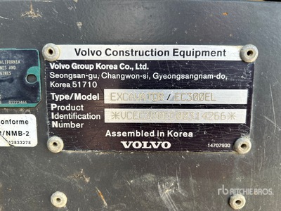 2020 Volvo EC300EL Tracked Excavator