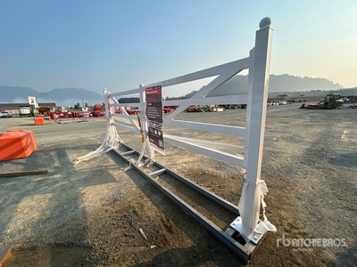 EG EarthyGrounds Gate B 20 ft x 7 ft Steel Bi-Parting Portail d'entrée (Unused)