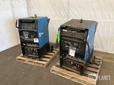 (2) Miller Syncrowave 350 LX Electric Welders
