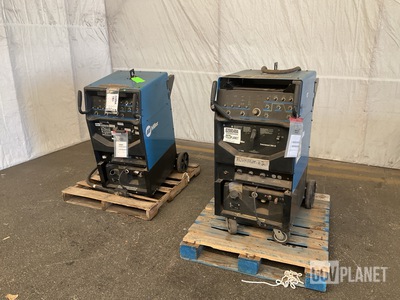 (2) Miller Syncrowave 350 LX Electric Welders