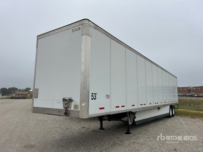 2017 Wabash DVCVHPC 53 ft x 102 in T/A Van Trailer