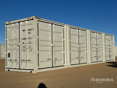 2025 40 ft High Cube Multi-Door Storage Container