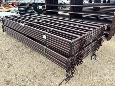 Quantity of (12) 2025 BYT HDALYPNL12 12 ft x 5 ft 10 in Livestock Panel (Unused)