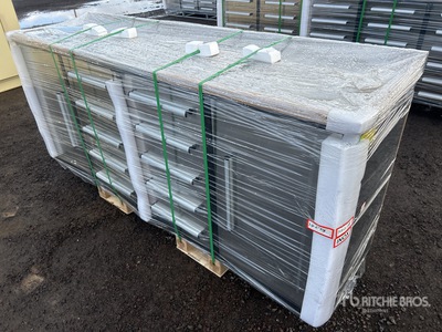 Suihe 2200 mm 10-Drawer Work Bench (Unused)
