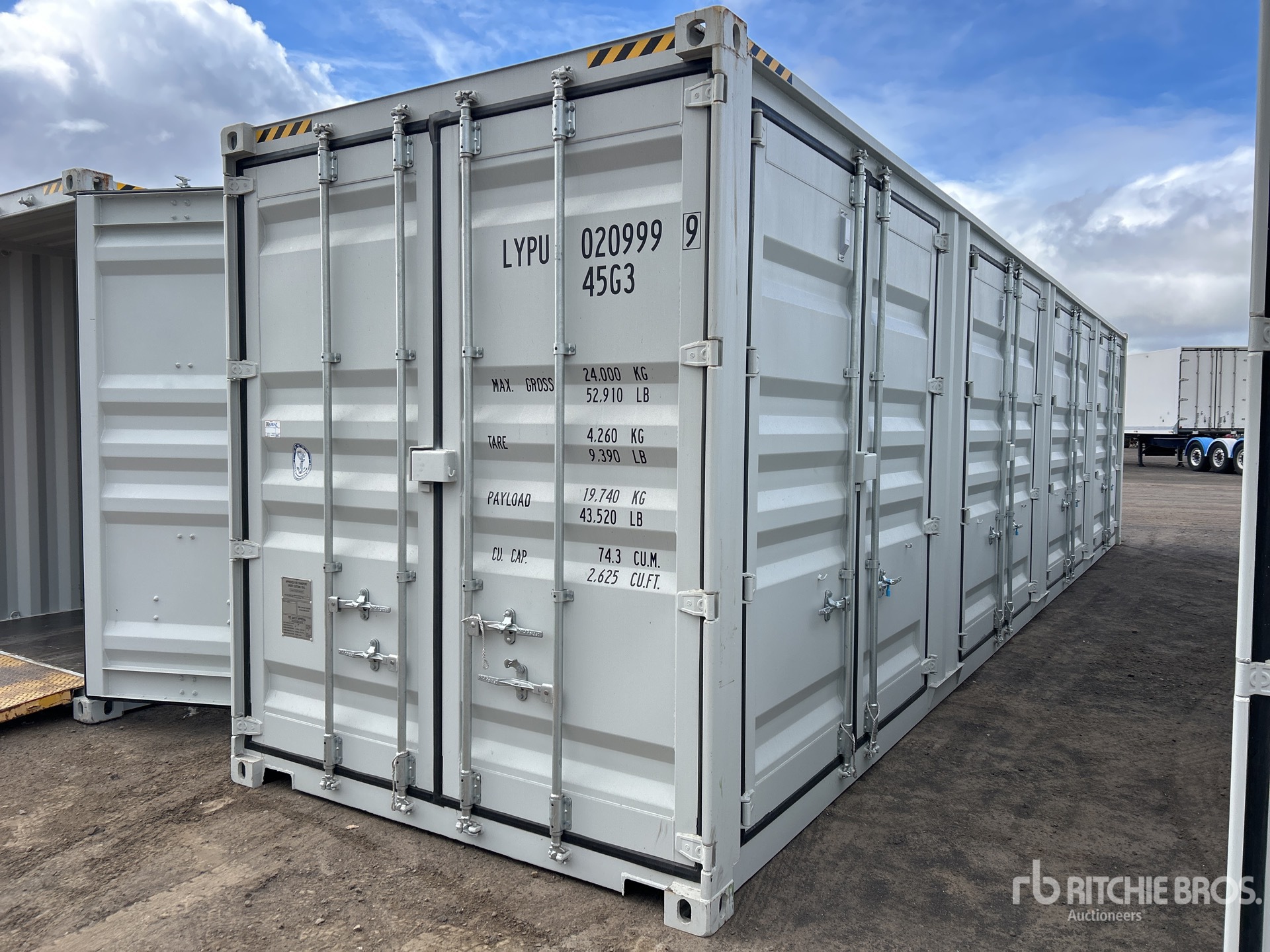 40 ft High Cube Multi-Door Contenedor de almacenamiento