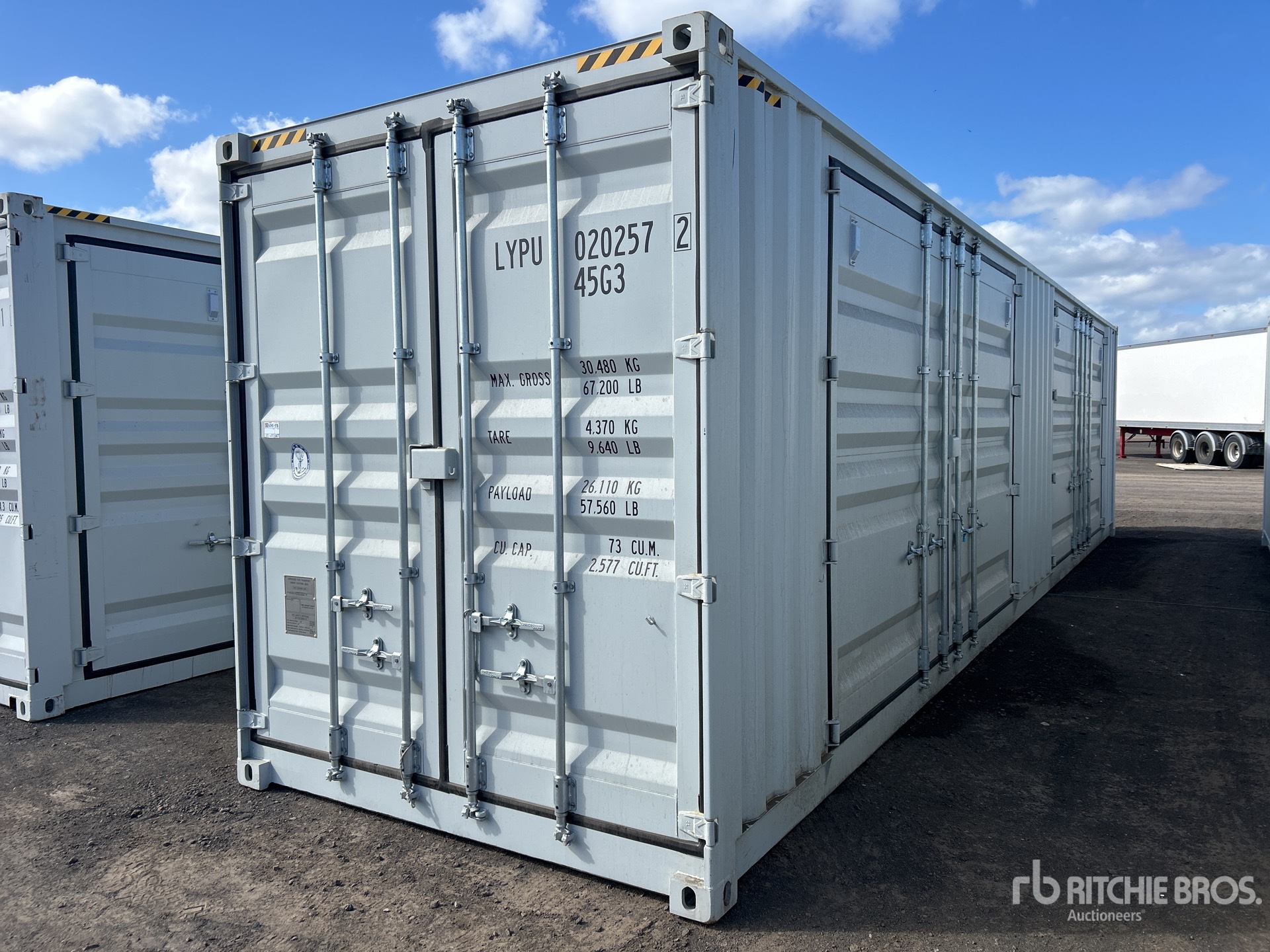 2025 40 ft High Cube Multi-Door Conteneur de stockage