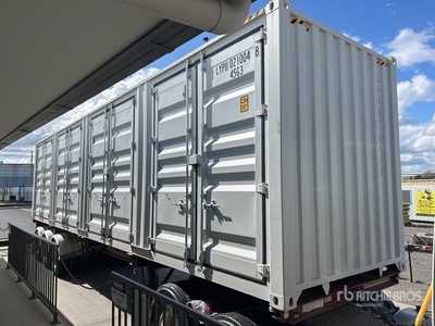 2025 40 ft High Cube Multi-Door Contenedor de almacenamiento